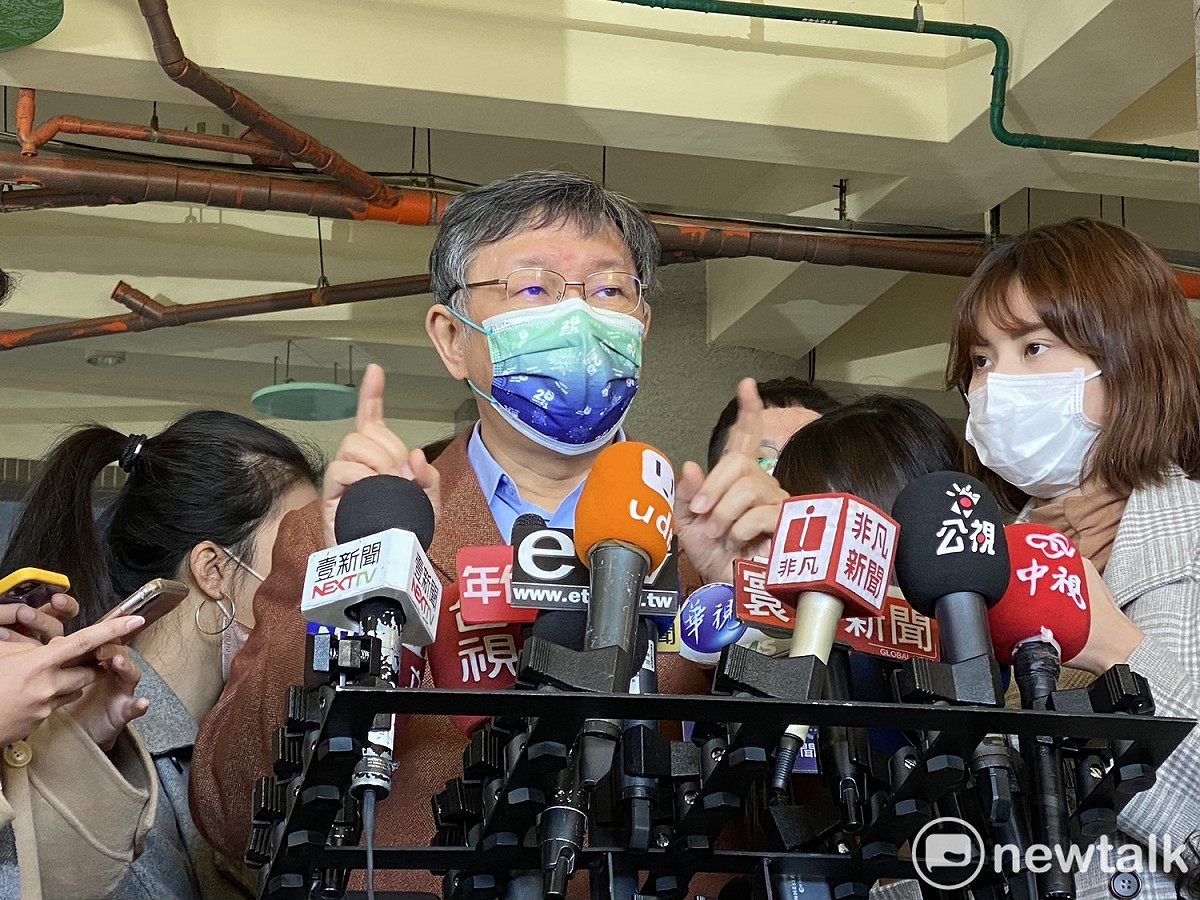 台北市長柯文哲。 圖：周煊惠 ／攝（資料照片）