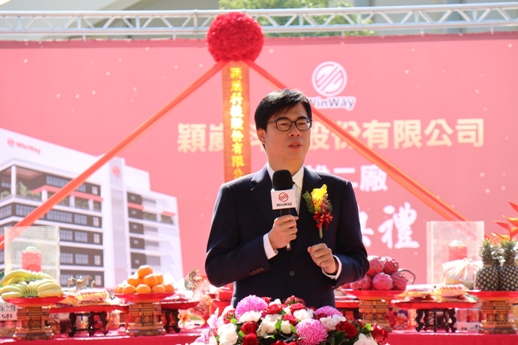 陳其邁科技業投資高雄正對時。 圖：高雄市政府／提供