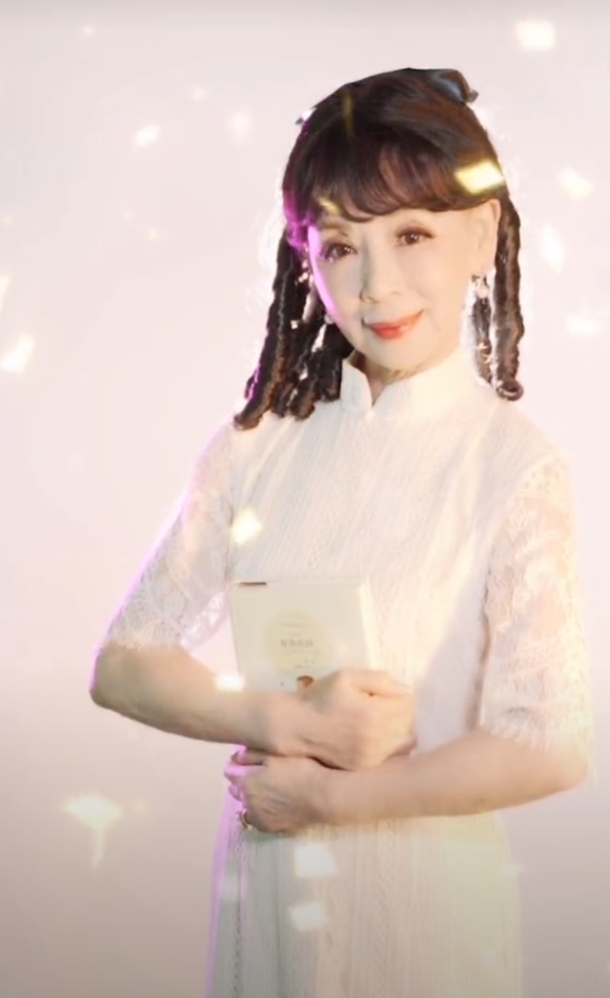 汪奶奶超凍齡。 圖：翻攝抖音/汪奶奶