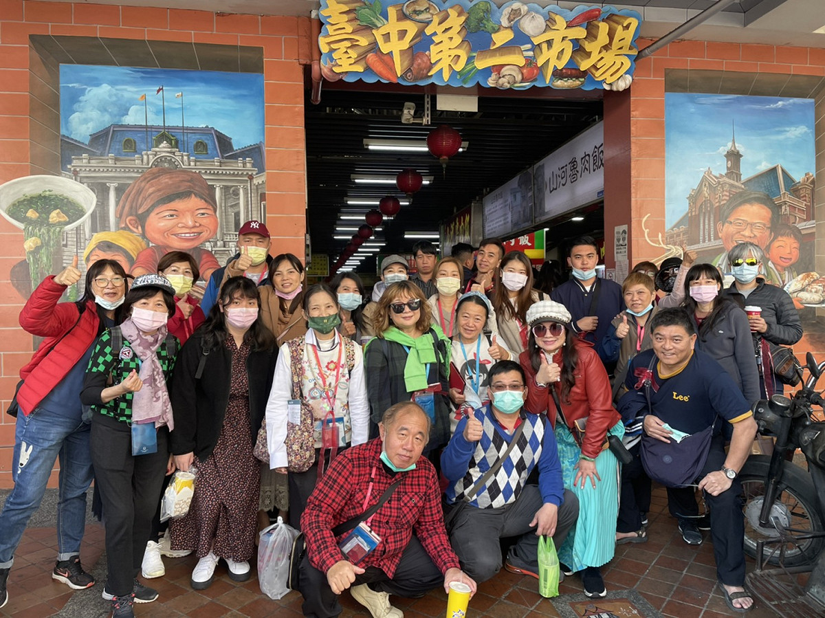 台中小旅行逛到第二市場。 台中市政府/提供