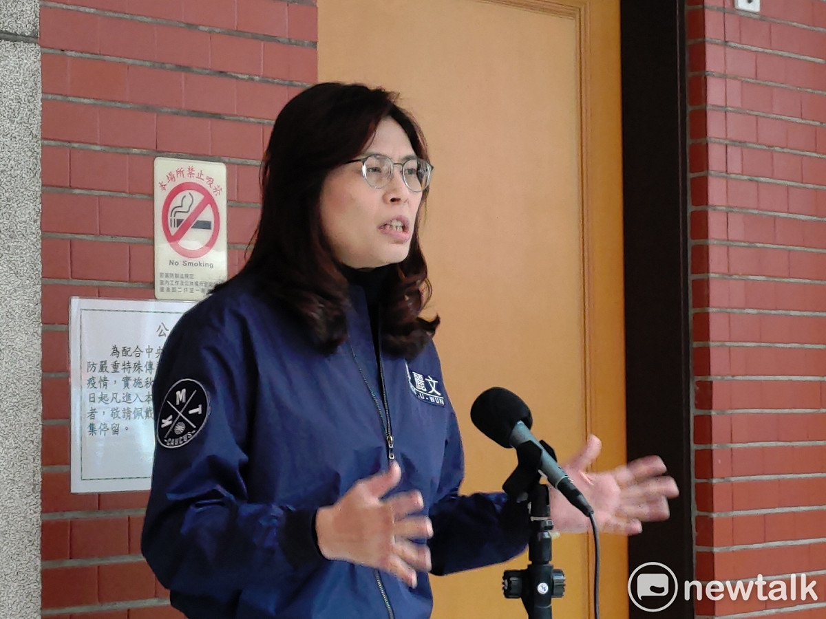 國民黨立委鄭麗文。 圖：黃建豪/攝