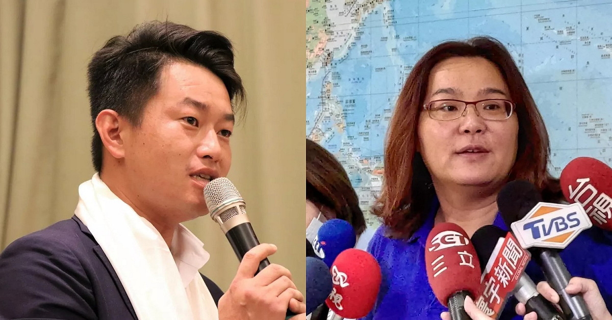 國民黨立委陳玉珍和基進黨立委陳柏惟兩人是遠房親戚。 圖：新頭殼合成