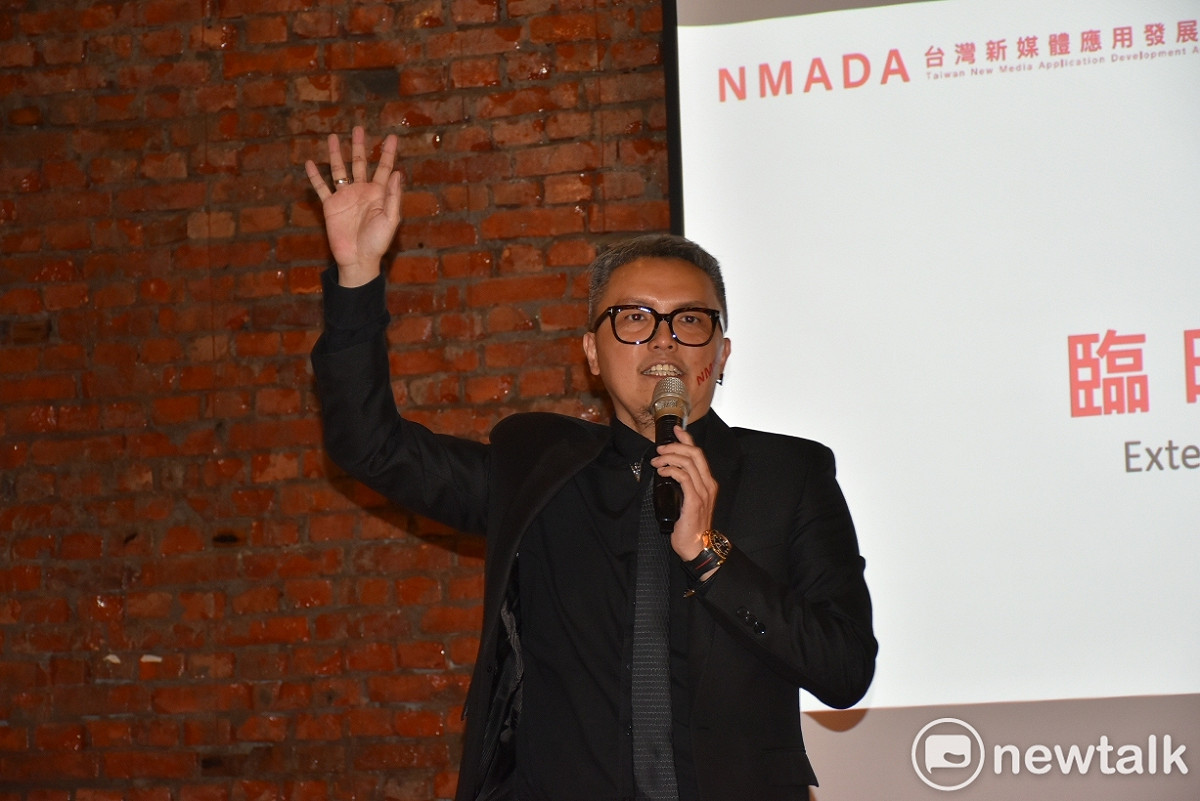 台灣新媒體應用發展協會創會理事長陳祈彥。 圖：孫家銘/攝