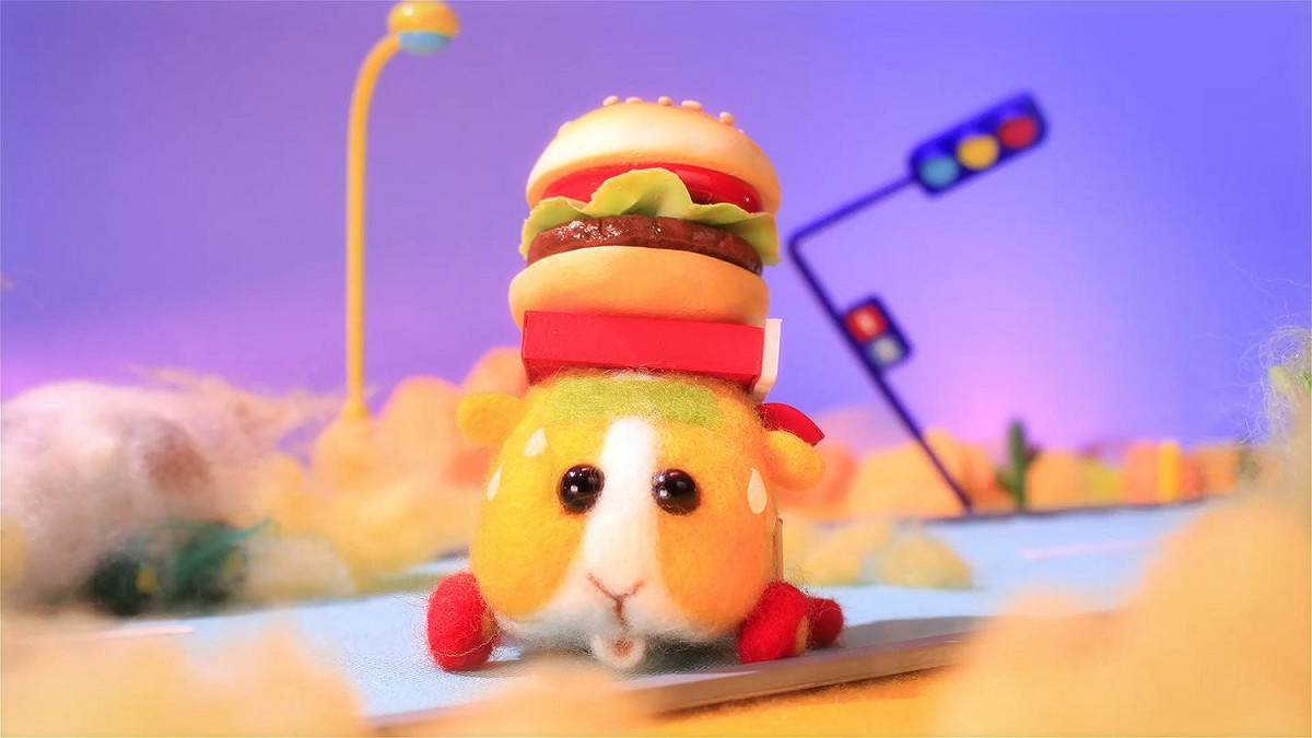 天竺鼠的冒險故事。 圖：取自Twitter「PUI PUI モルカー【公式】」