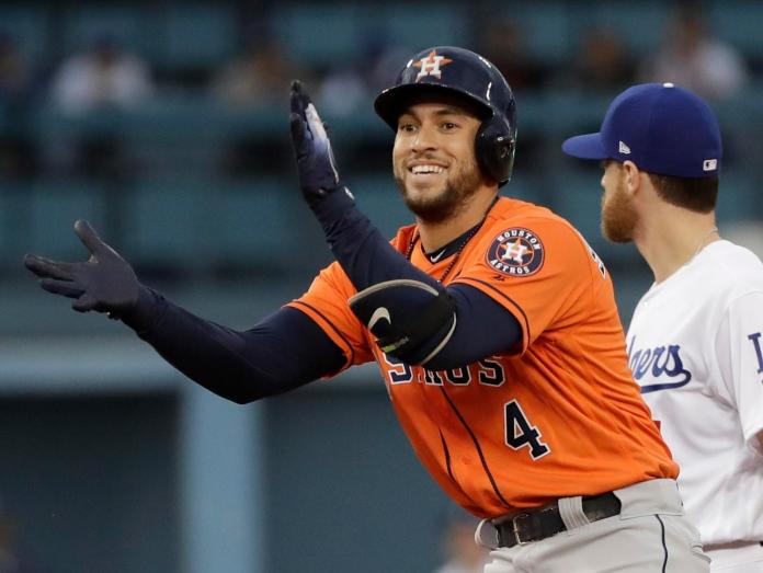 前太空人隊「春天哥」George Springer。 圖：取自美聯社／達志影像