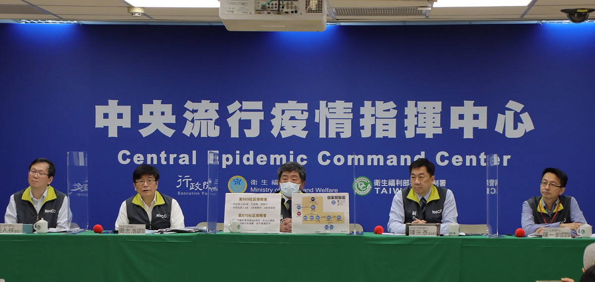 今指揮中心記者會公布本土確診接觸者採檢結果，多數為陰性。 圖：圖：指揮中心/提供