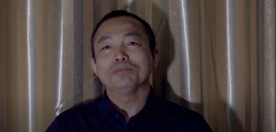 中國人權律師丁家喜。 圖 : 翻攝自Youtube 影片。