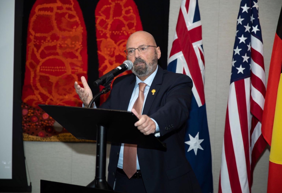澳洲駐美國大使斯諾蒂諾斯（Arthur Sinodinos）。 圖 : 翻攝Arthur Sinodinos 推特