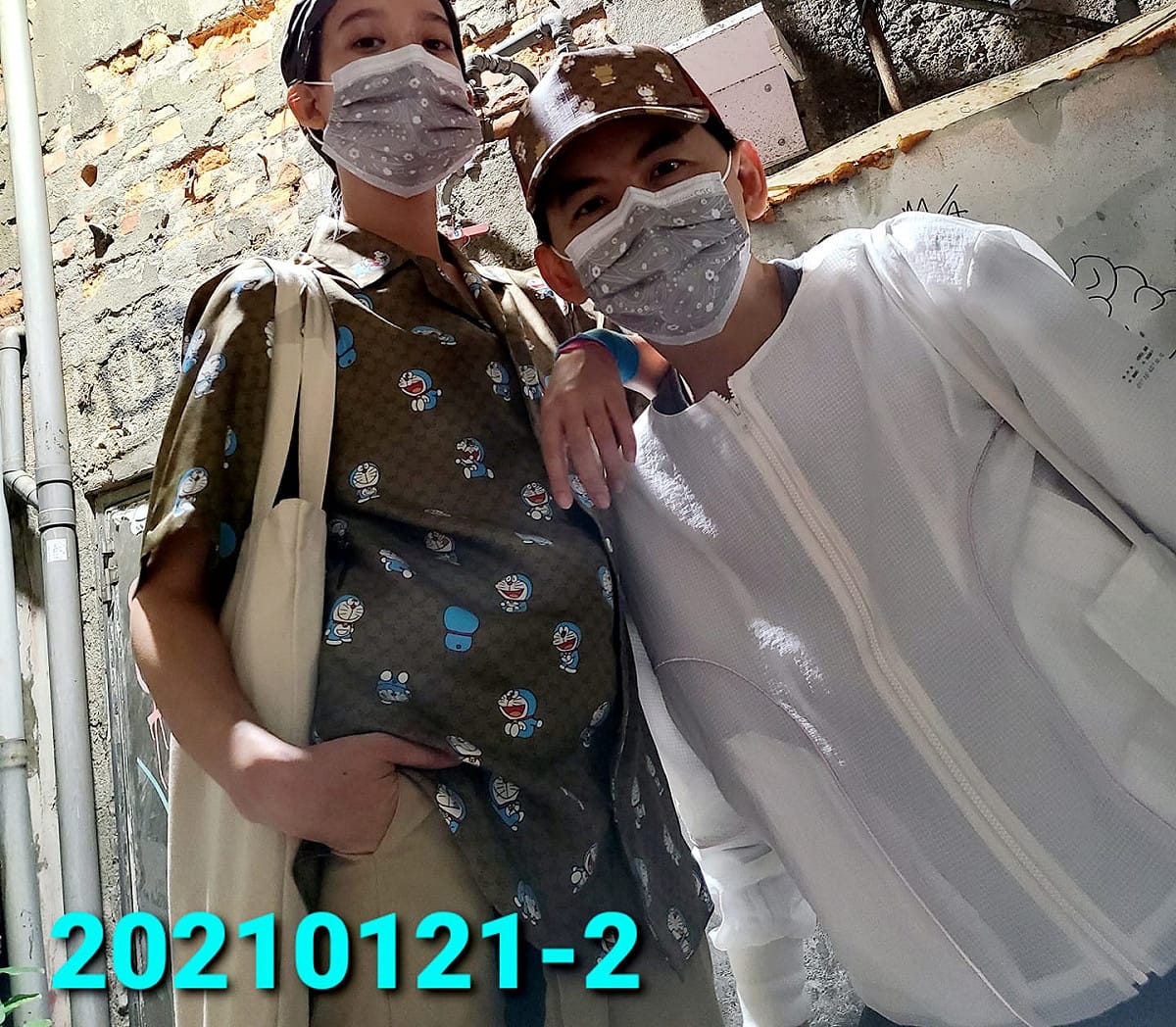 孟耿如這張照片讓網友以為她懷孕了，紛紛留言喊恭喜。 圖：翻攝自黃子佼臉書