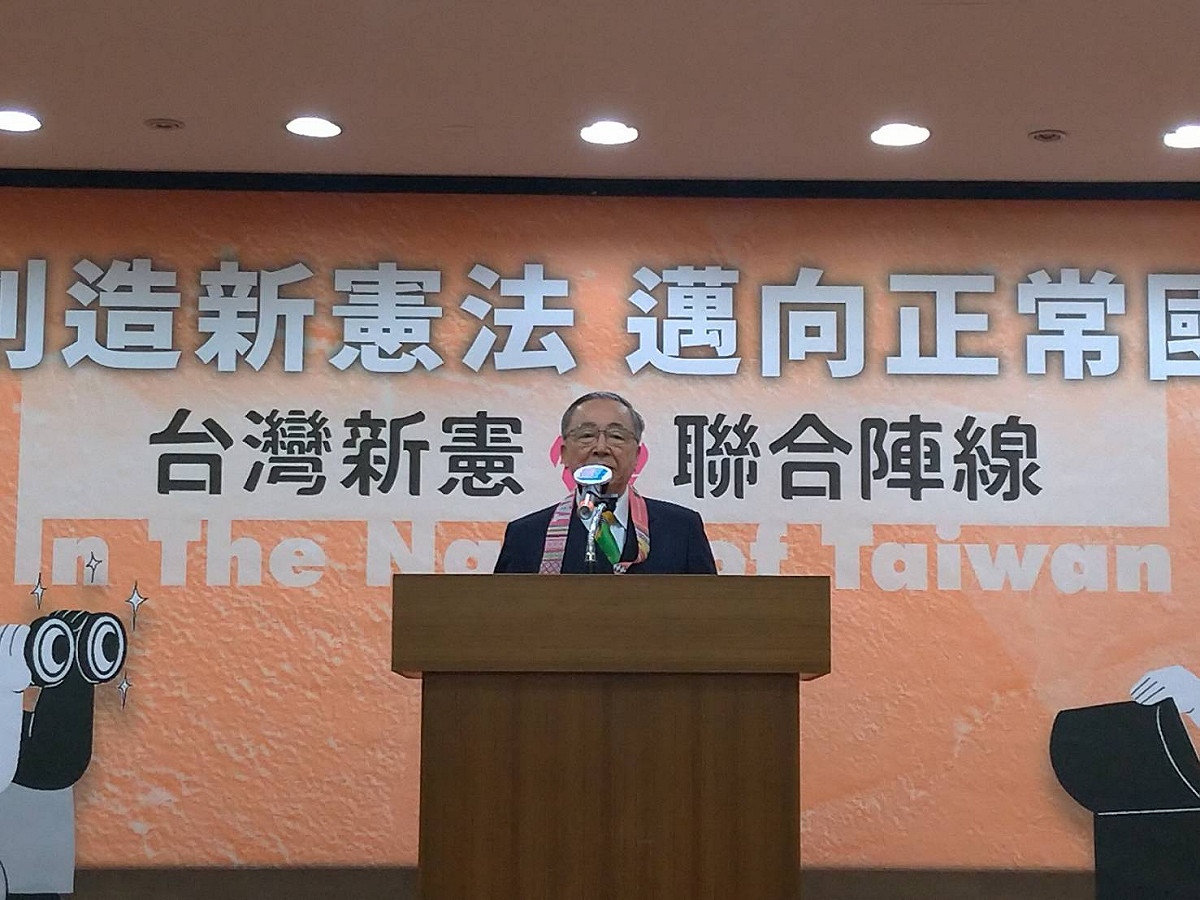 台灣大學法律學系名譽教授李鴻禧。 圖:陳佩君/攝