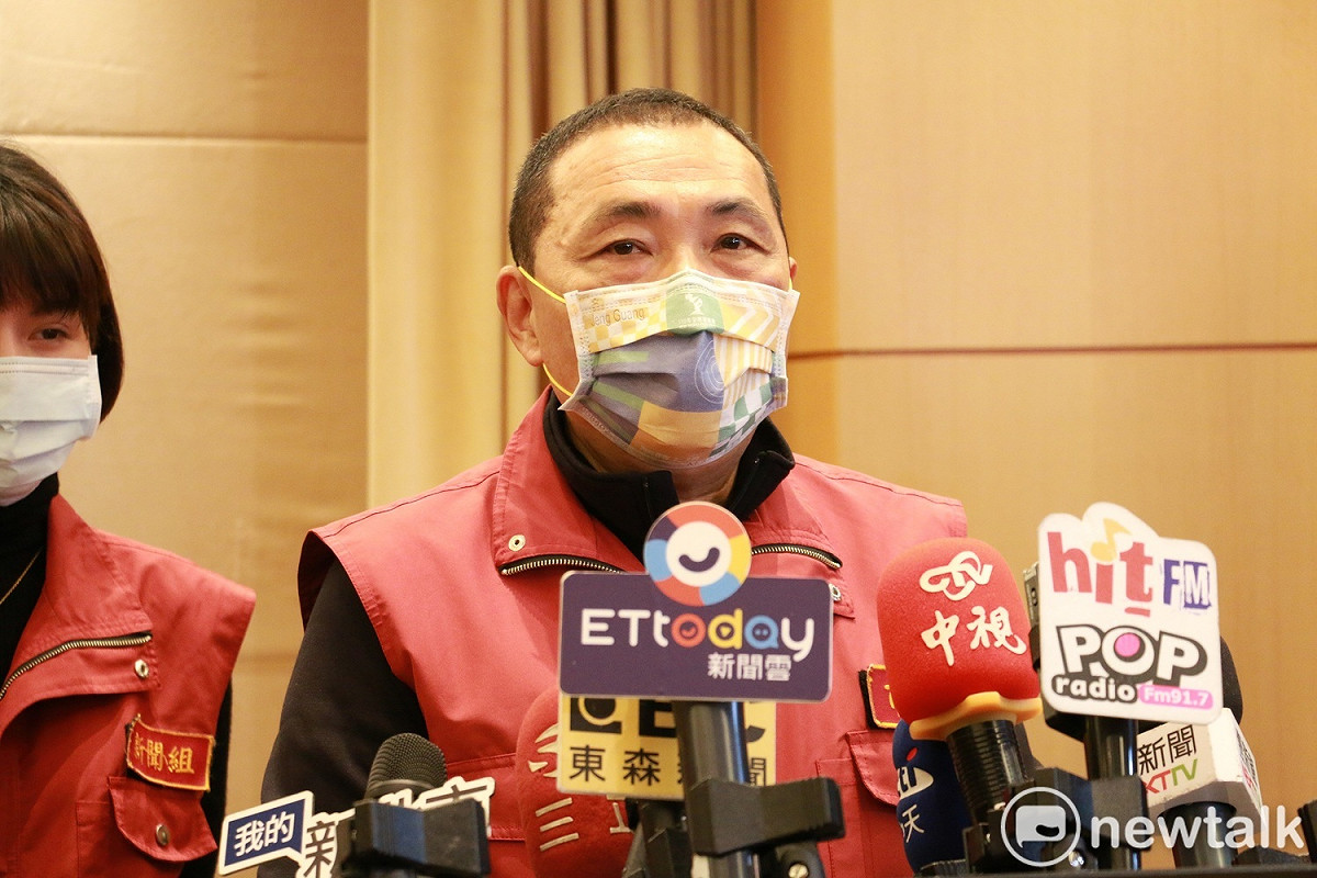 侯友宜認為應由行政院統合各部會指揮防疫。 圖：林昀真/攝