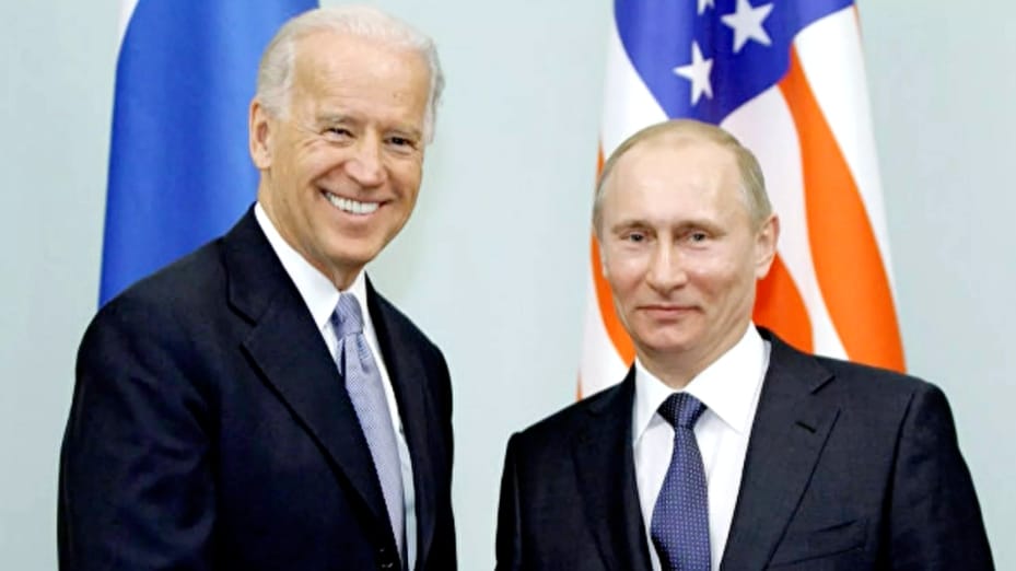 美國總統拜登（Joe Biden）16日和俄羅斯總統普丁（Vladimir Putin）在瑞士日內瓦舉行美俄峰會。（資料照） 圖 : 翻攝CCTV（資料照）