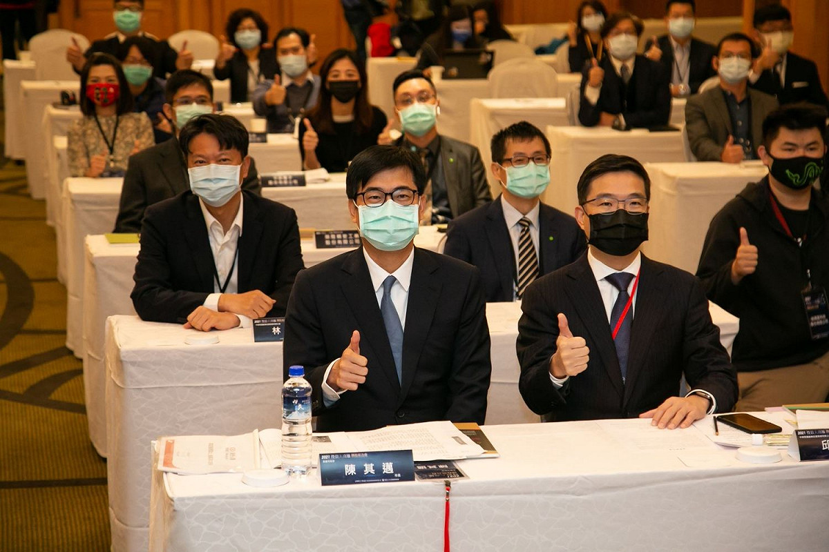 高雄市長陳其邁今（29）日受邀出席「投資大高雄－創投媒合會」活動。 圖：高雄市政府／提供