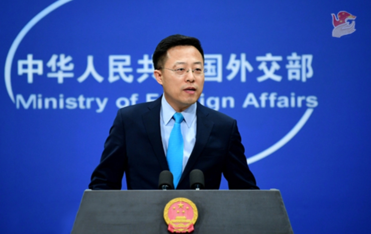中國外交部發言人趙立堅。 圖 : 翻攝自環球時報