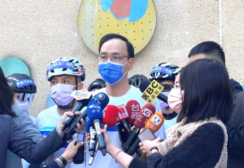 針對修改國徽一案，朱立倫痛批：「要台獨就直接講，不要找理由去改。」 圖：朱立倫辦公室／提供