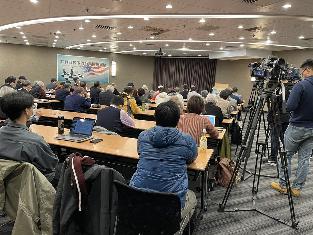 今年美國總統拜登政府走馬上任，台灣人十分關心台美中三角關係未來的走向。 圖：台獨聯盟／提供