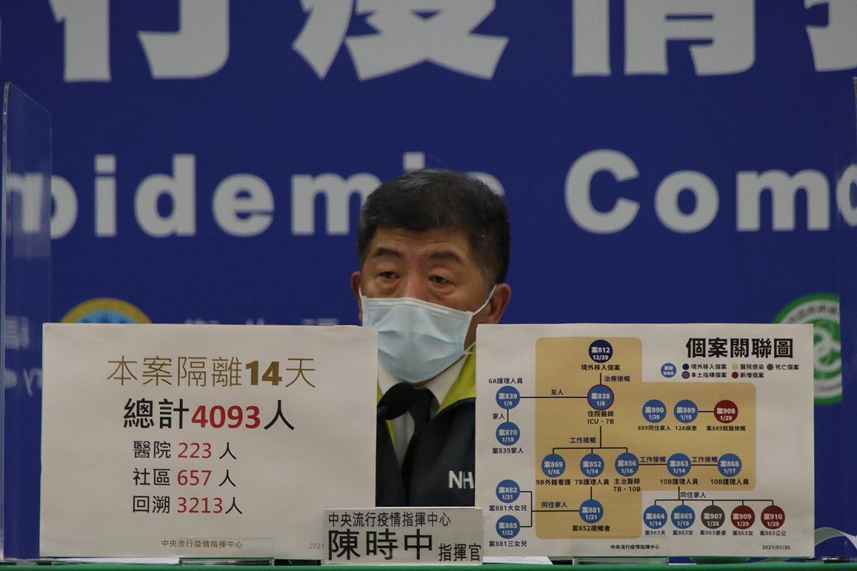 中央流行疫情指揮中心指揮官陳時中。 圖：中央流行疫情指揮中心／提供