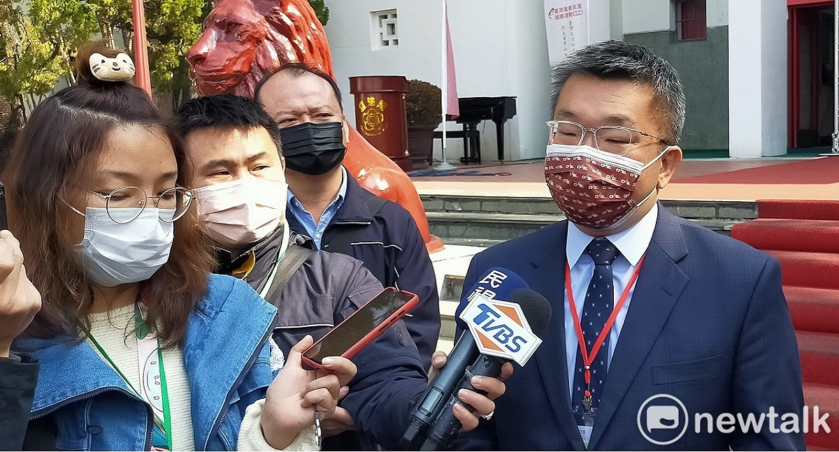 蔡其昌重申如果盧市長願意，他也願意坐下來談，「我去拜訪她都沒有問題啦！」 唐復年/攝