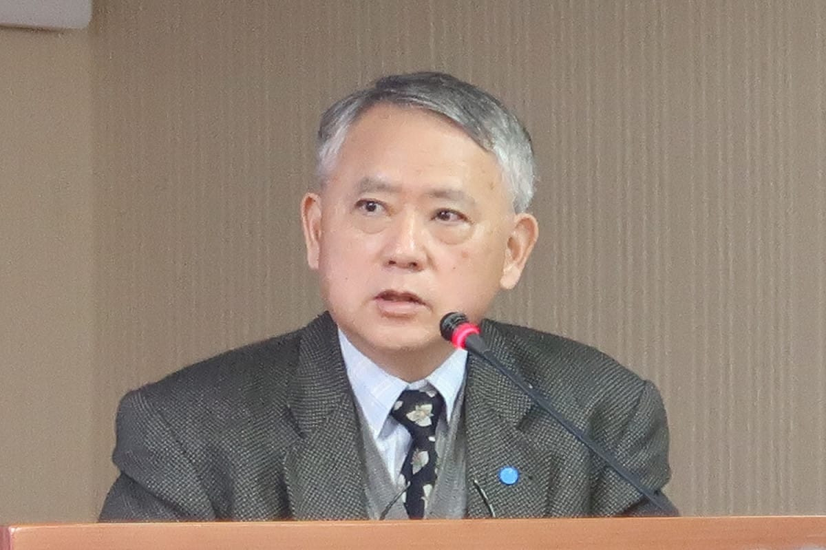 政治大學教授李酉潭1日出席「邁向國家正常化」（三）：深化民主、務實修憲修憲公聽會 圖：林朝億/攝