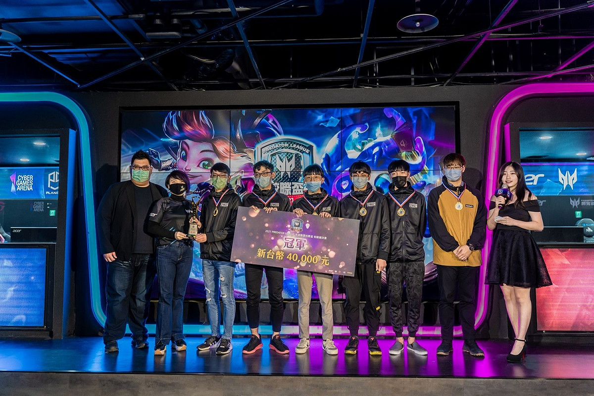 弘光科大拿下2021 Predator League校際盃冠軍。 圖:台中市政府/提供