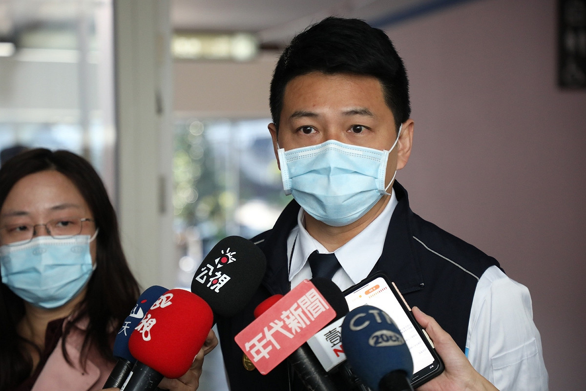 交通局長葉昭甫針對捷運藍線經費、路線調整受訪說明。 台中市政府/提供