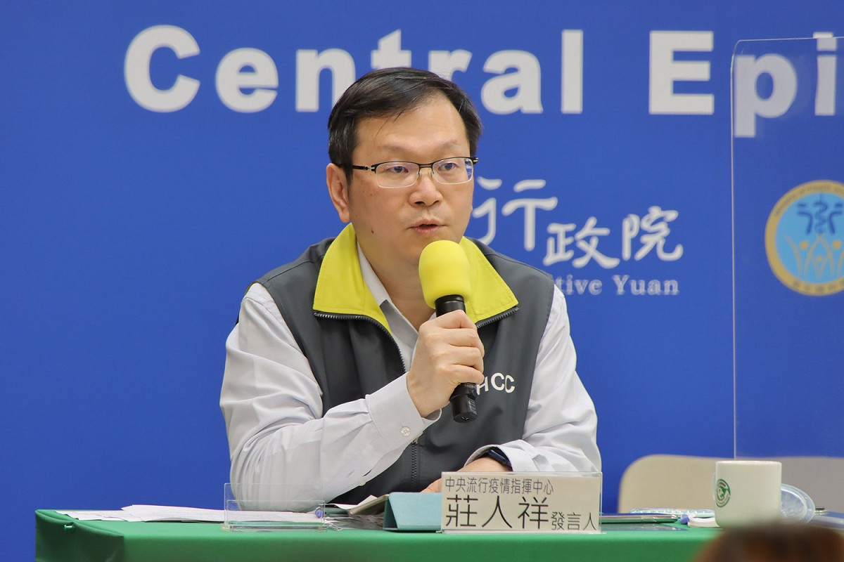 中央流行疾情指揮中心 發言人莊人祥 圖：中央流行疾情指揮中心/提供