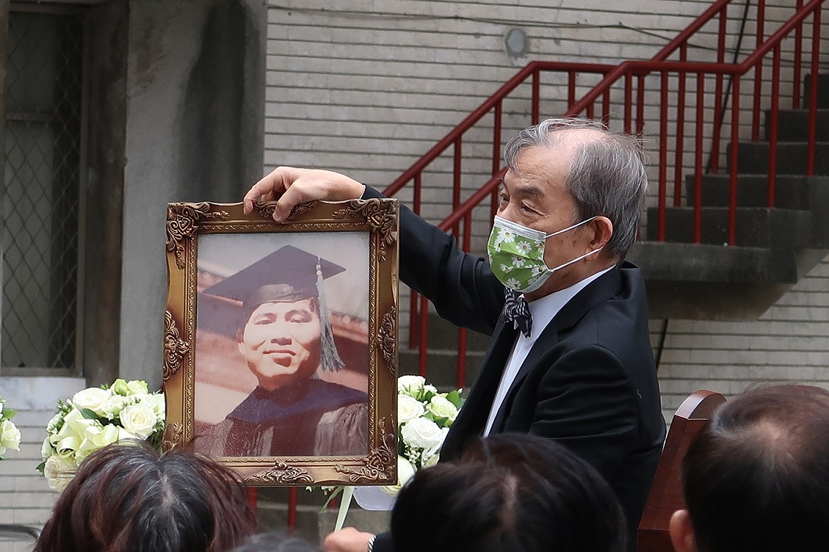陳文成二姐夫戴憲明 圖：林朝億/攝
