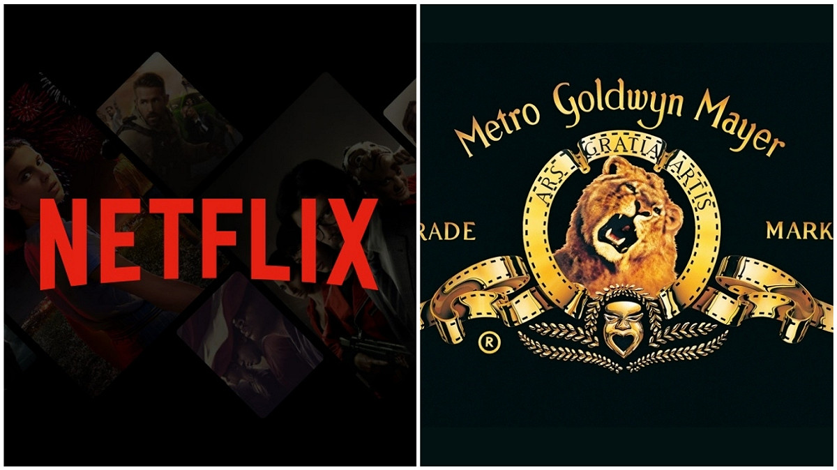 Netflix與米高梅公司據稱都已搶進對本次「GameStop大軋空」事件的電影改編權大戰。 圖：翻攝自官網/新頭殼合成