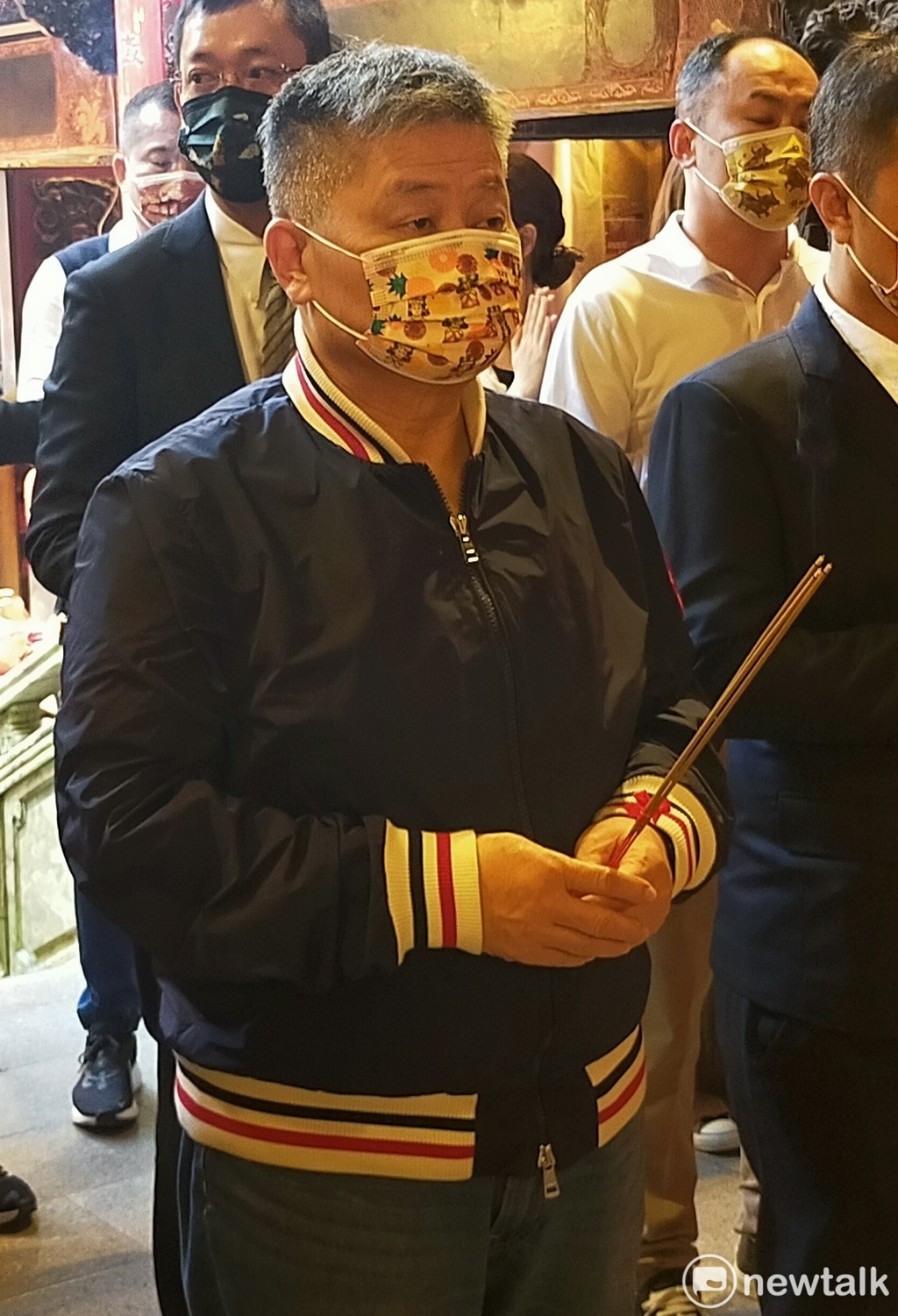 顏清標連任大甲鎮瀾宮董事長，並聲明不再參加選舉、政黨活動。 圖:唐復年/攝
