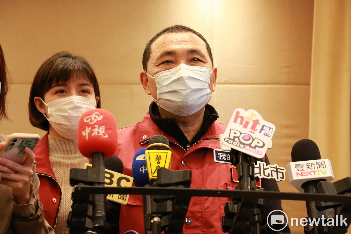 被問到趙少康和朱立倫選黨主席會支持誰？侯友宜說，趙少康、朱立倫2人皆是難得人才，2位都祝福。 圖：林昀真／攝（資料照片）