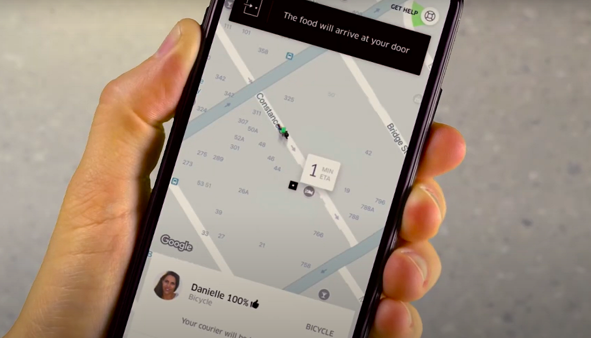 Uber宣布以11億美元收購酒類電商平台Drizly。 圖：擷取自Uber Eats Youtube