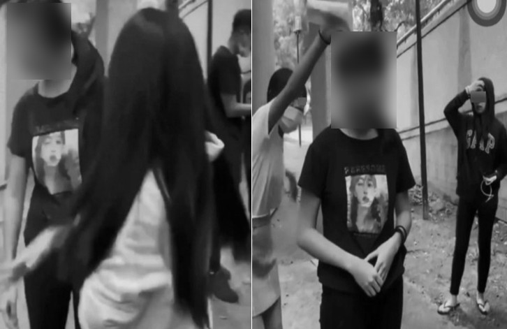高雄鳳山一名女學生遭集體霸凌，不僅遭飲料淋頭、潑飲料淋身4次，還被連續呼巴掌9下。 圖：翻攝鳳山人在地大小事臉書