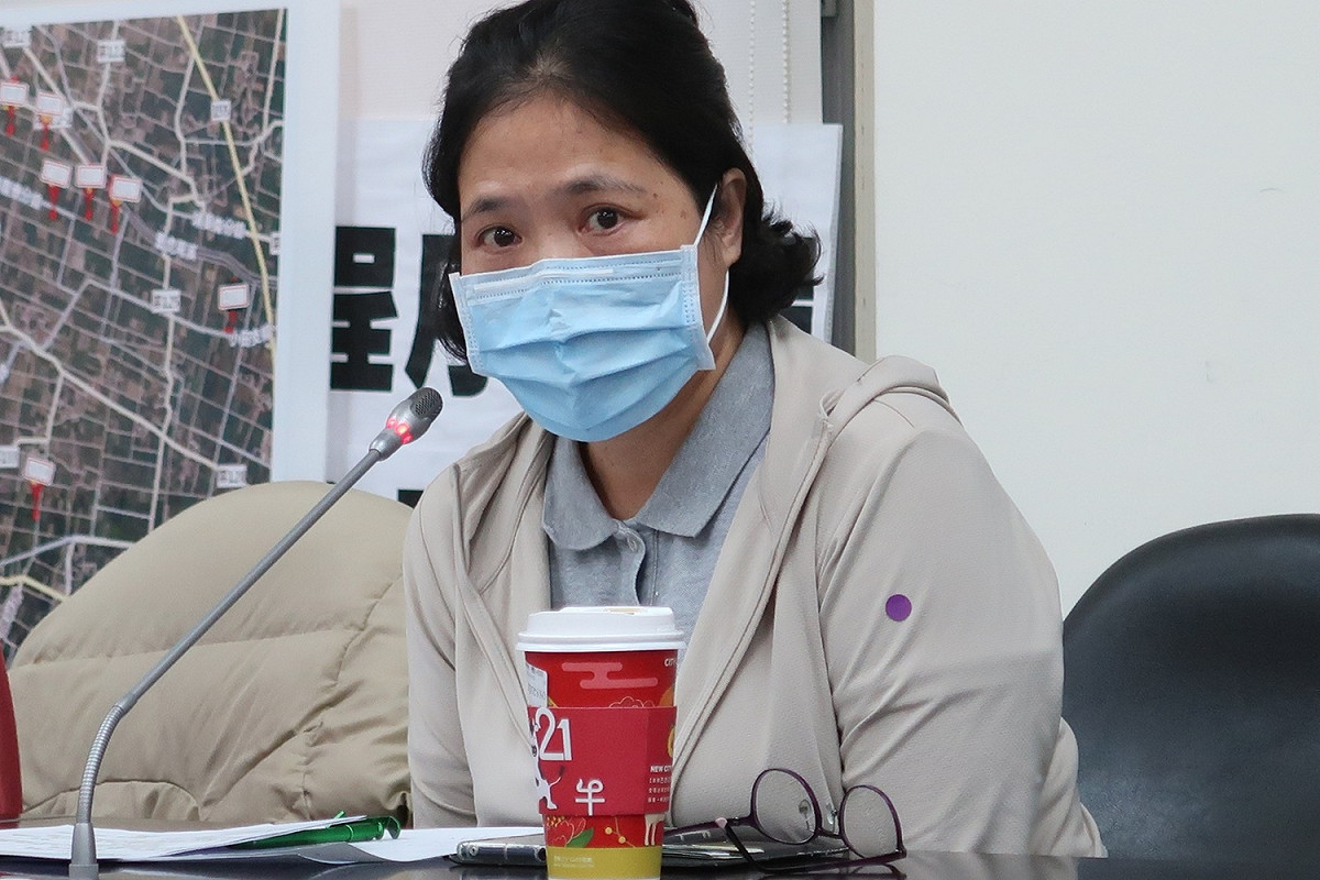 北海岸環境自救會會長賴滿足 圖：林朝億/攝