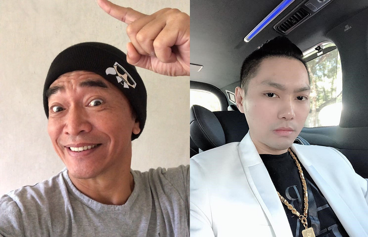 綜藝天王吳宗憲和宿敵連千毅今日合體向大家拜年。 圖：翻攝自臉書