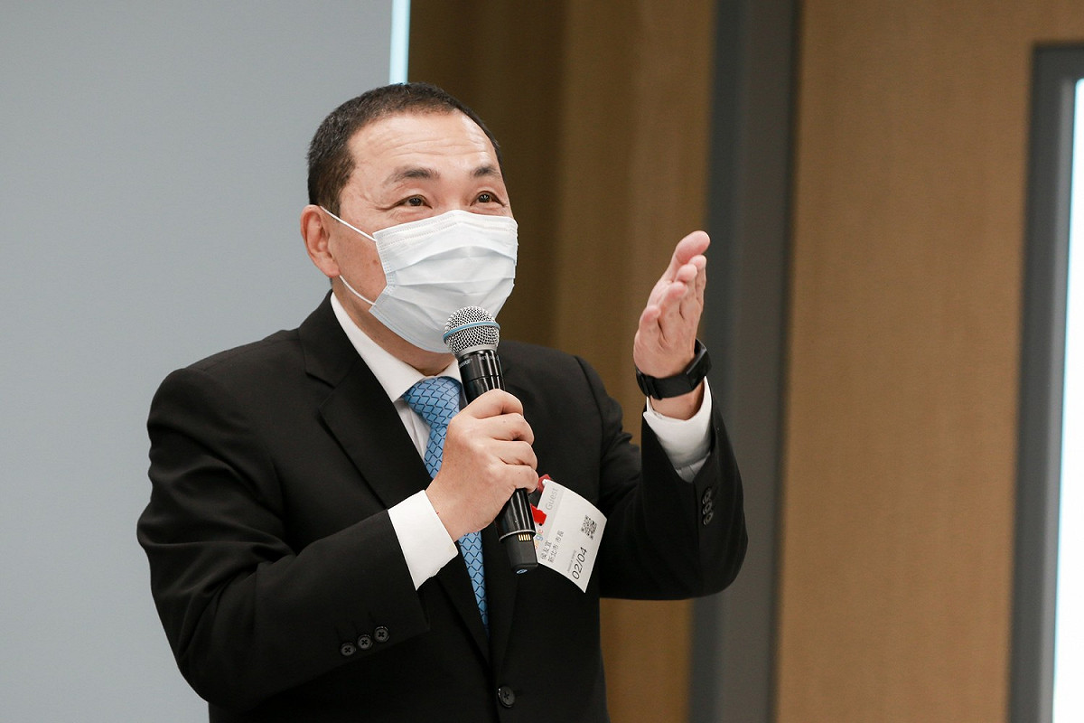 關於趙少康高調宣布將爭取國民黨2024總統提名人一事，侯友宜則表示：「任何人願意為社會、國家，甚至黨內積極做事都是值得讚許與肯定，給予最大的祝福。」。（資料照） 圖：總統府提供（資料照）