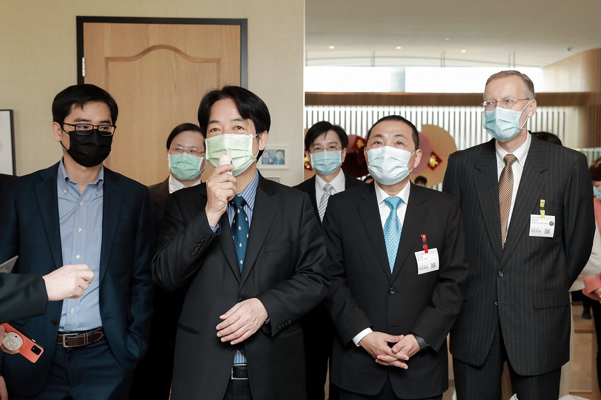Google板橋全新辦公園區4日舉行開幕活動，副總統賴清德與新北市長侯友宜也都出席 圖：總統府提供