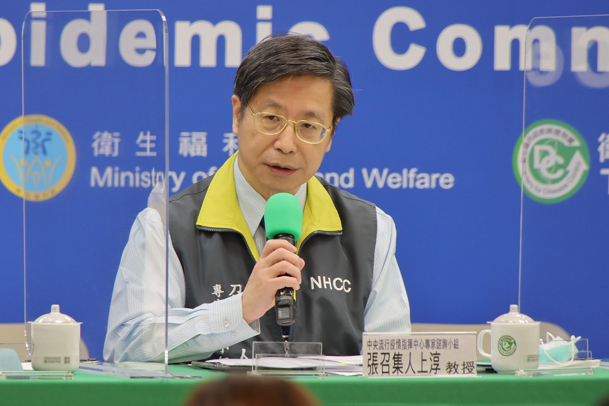 指揮中心專家諮詢小組召集人張上淳 圖：中央流行疫情指揮中心/提供