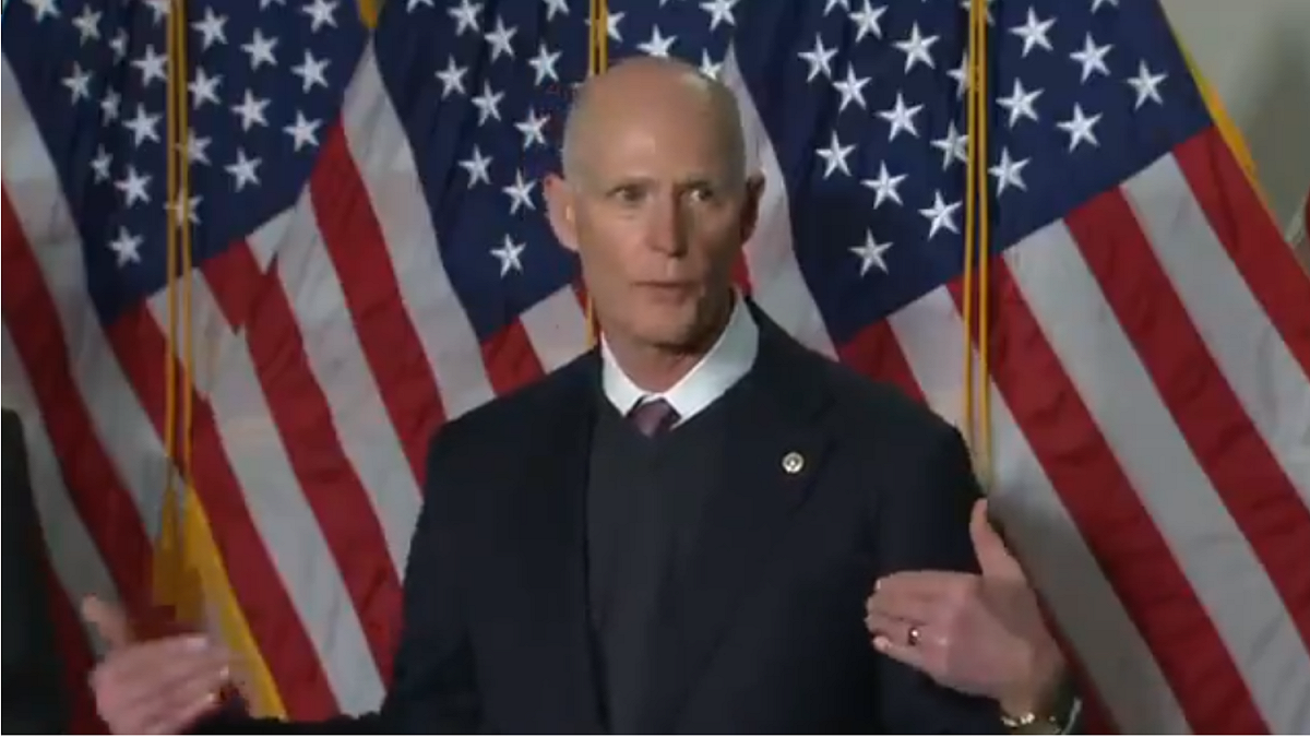 佛羅里達州聯邦參議員史考特（Rick Scott） 圖：取自Rick Scott推特