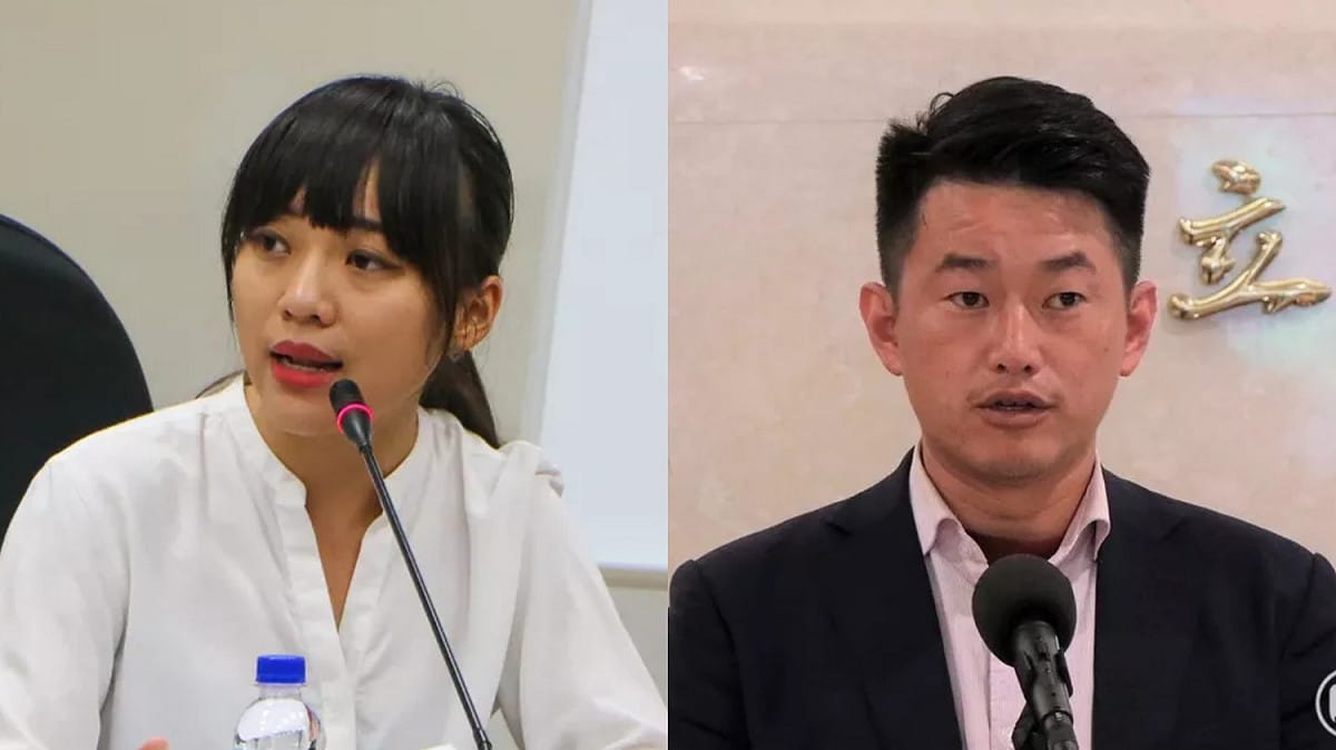 黃捷（左）罷免案不通過，但名嘴李正皓對票數差樂觀不起來，認為接下來陳柏惟（右）有一場硬仗要打。 圖：新頭殼合成