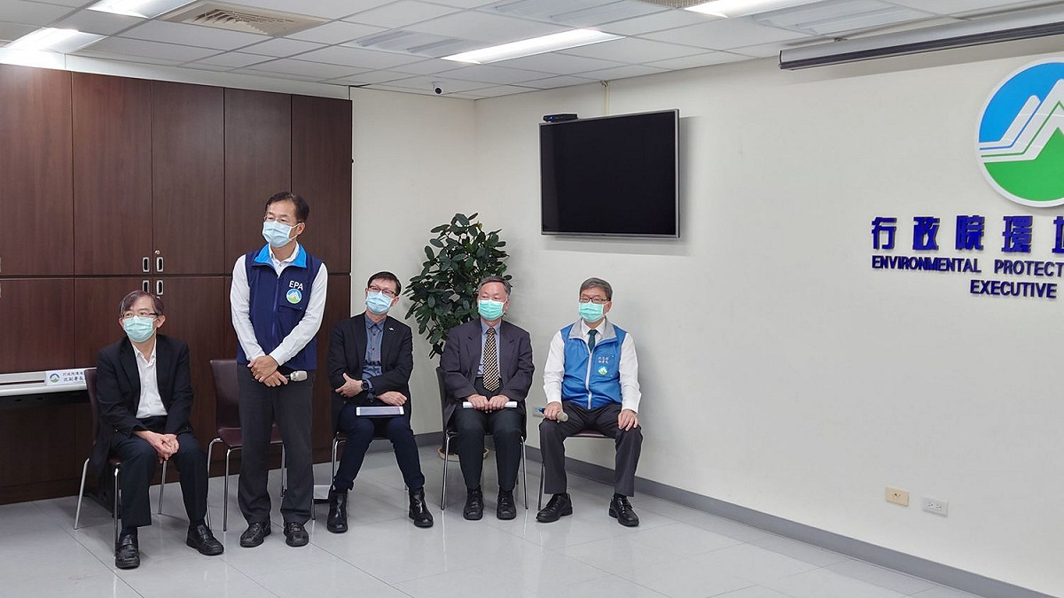 環保署、氣象局今日在記者會中說明近日空氣品質不良的原因。 圖：環保署／提供
