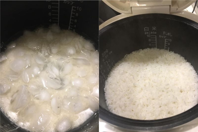 有網友分享煮飯的小訣竅，可以讓米粒Q彈又好吃。 圖／翻攝自《廚藝公社》