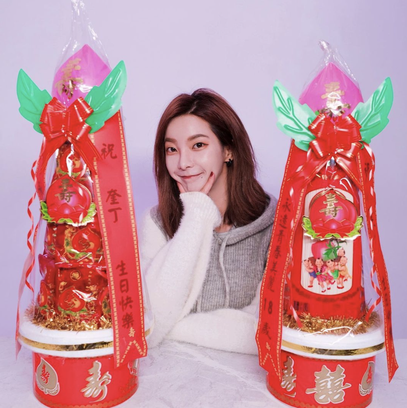 奎丁生日禮物。 圖：翻攝IG／奎丁