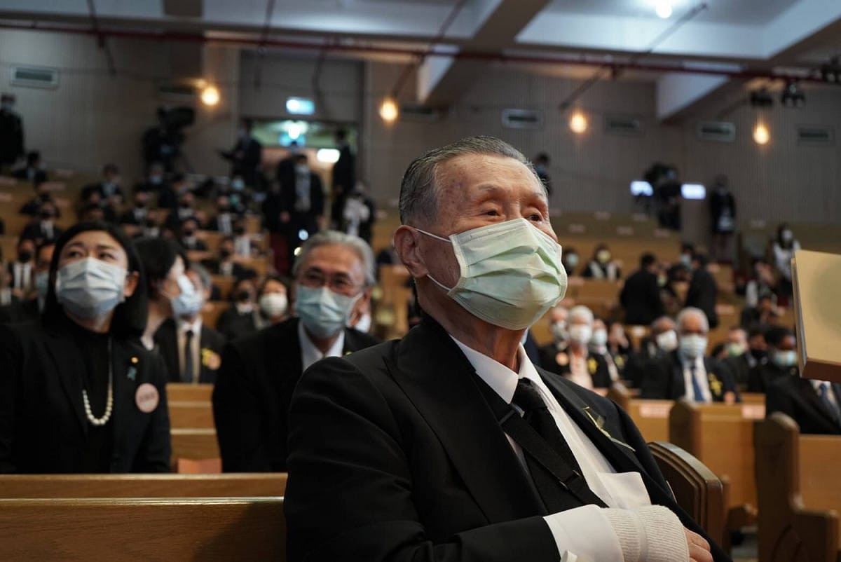 日本前首相森喜朗。 圖：翻攝自日本台灣交流協會臉書
