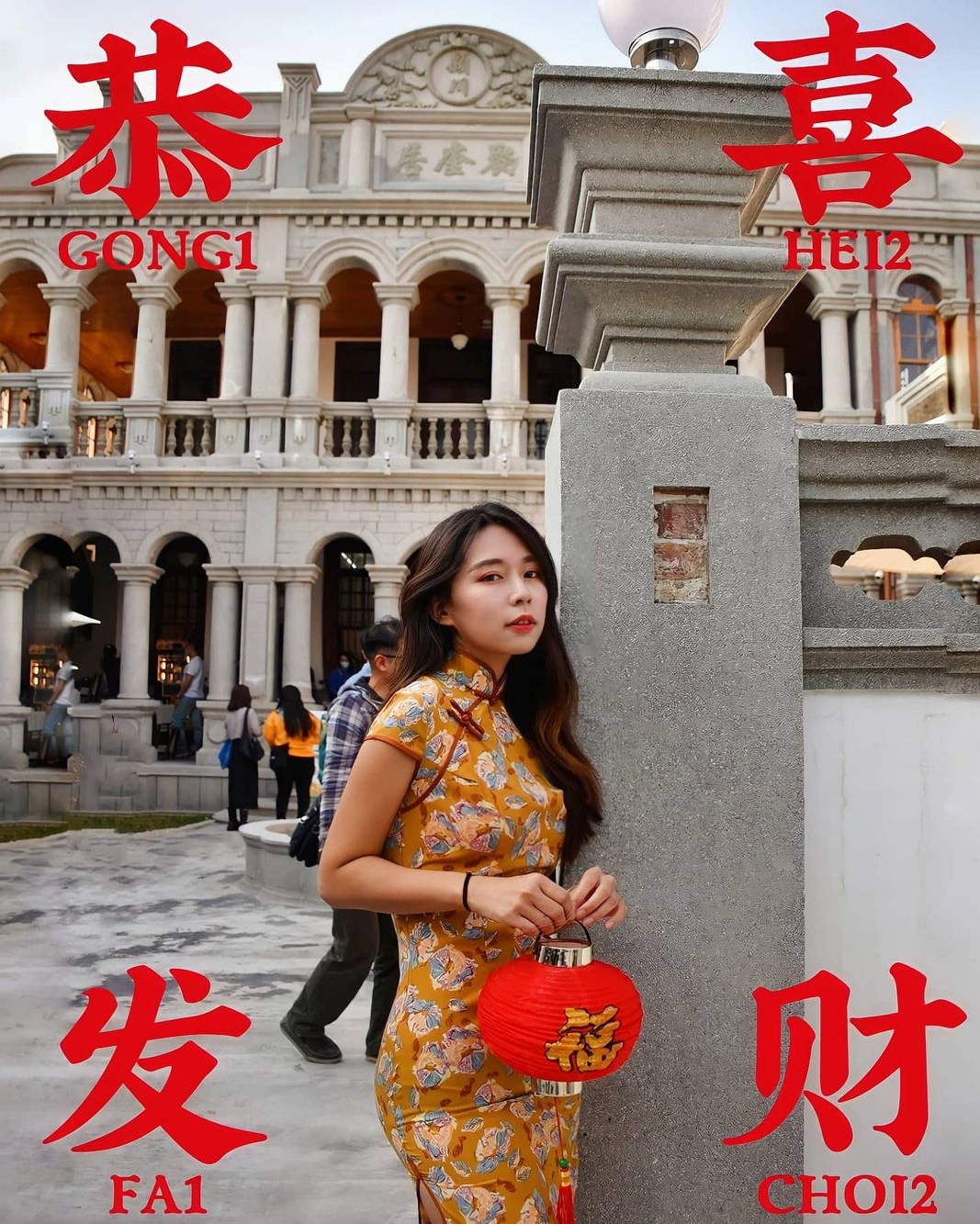 網美軟軟拜年。 圖：翻攝IG/軟軟
