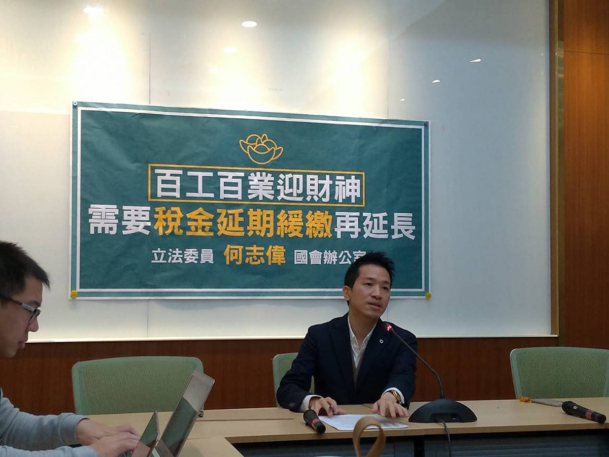 立委何志偉。 圖:陳佩君/攝