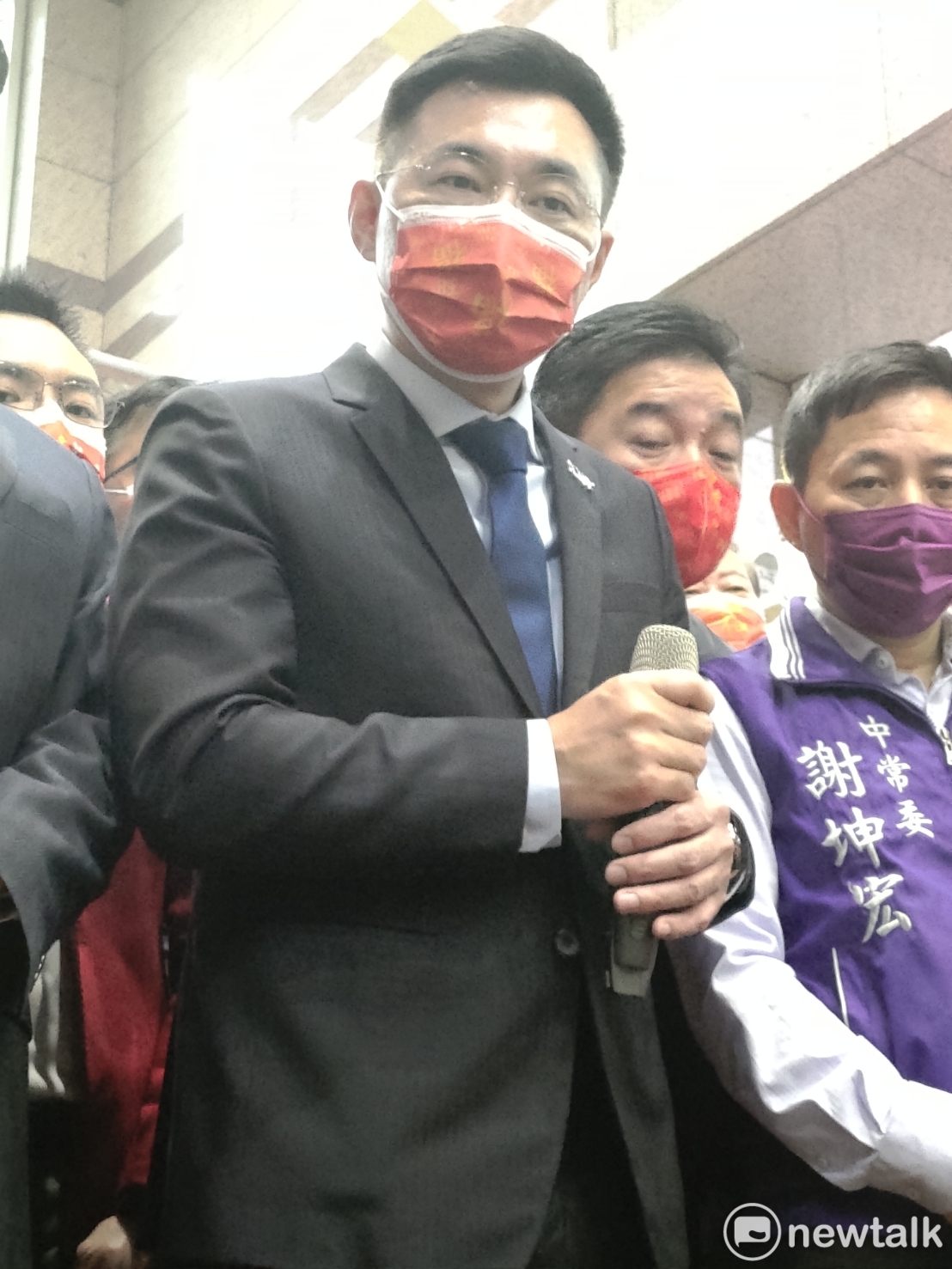 國民黨主席江啟臣。 圖：黃建豪/攝