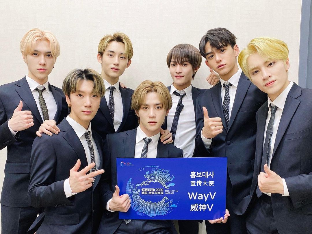威神V是男團NCT的中國分隊，沒有任何韓國成員，平時大多在中國活動，也幾乎以中文來主、韓文為輔來活動。 圖：翻攝自威神V IG