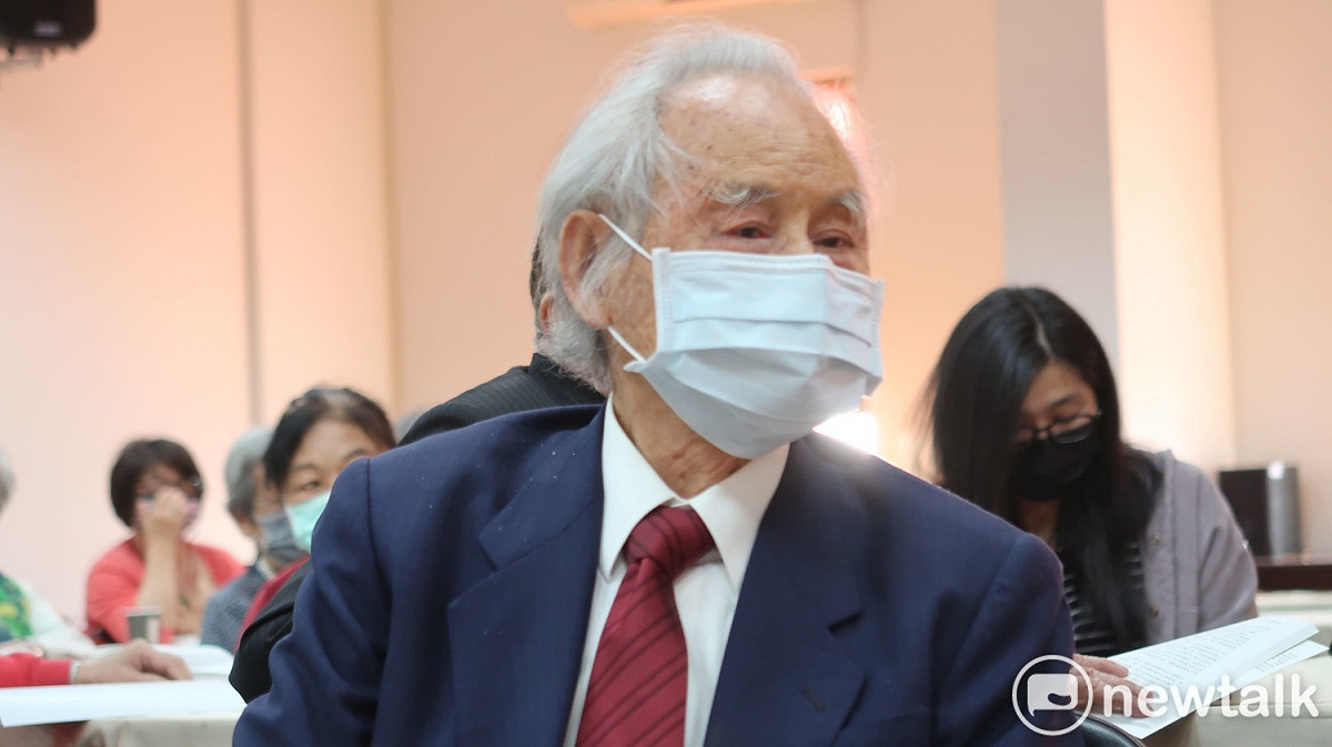 白色恐怖受難者、現任台灣政治受難者關懷協會會長蔡寬裕。 圖：林朝億／攝
