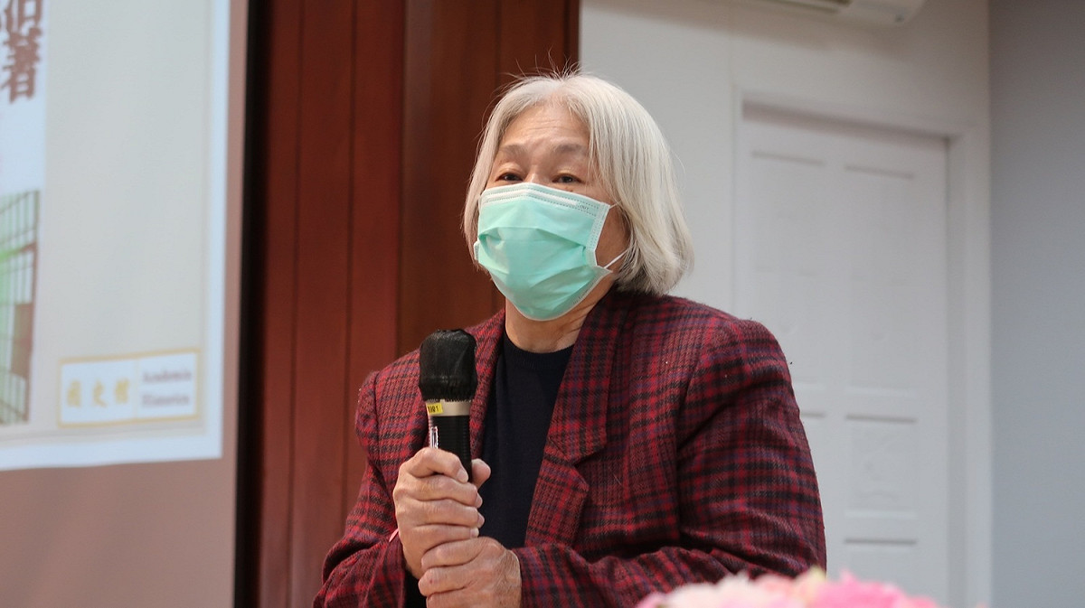 施明德前妻、政治犯家屬陳麗珠 圖：林朝億/攝