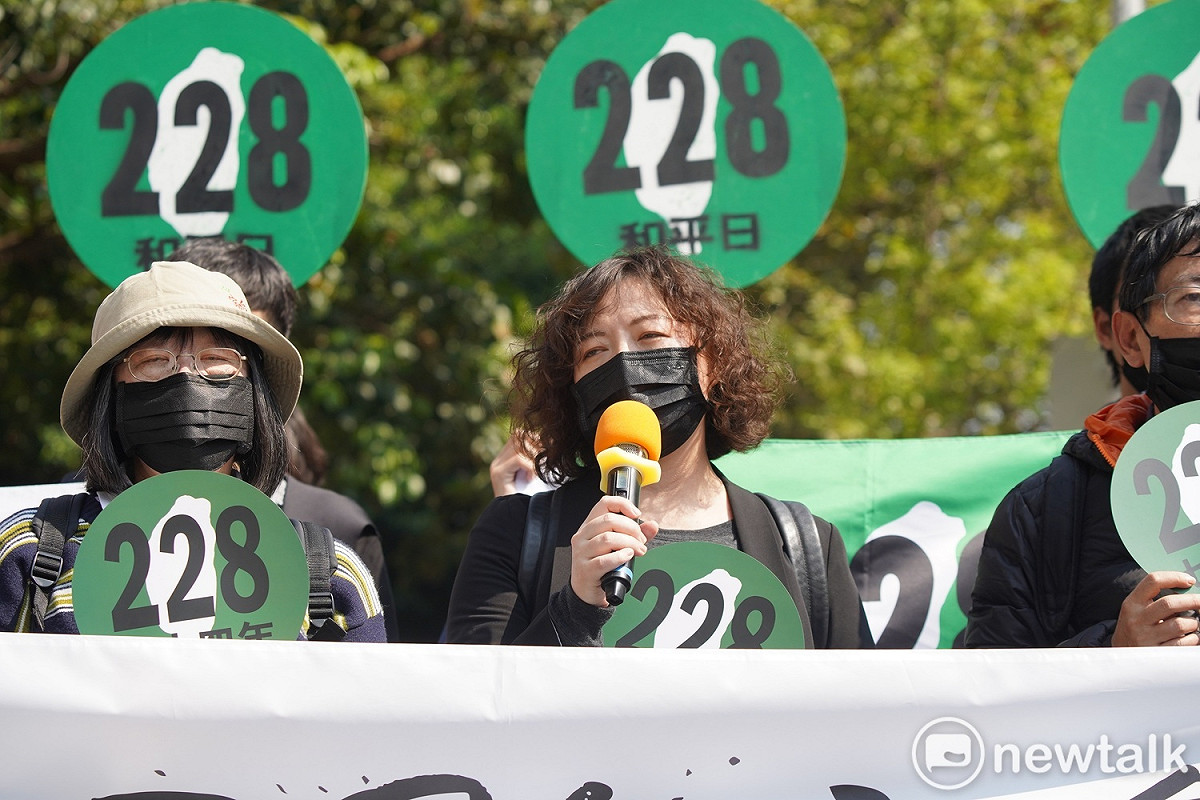 鄭南榕女兒鄭竹梅說，這場遊行活動是為了持續往前進，記憶過去不是為了鬥爭和清算，而是為了走向更美好的未來。